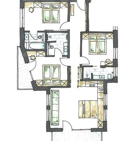 Marmotta Culm - Luxus Ski-in Ski-out Daire