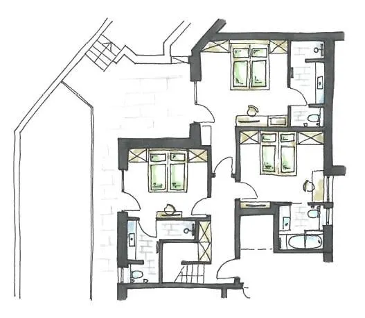 דירה Marmotta Culm - Luxus Ski-in Ski-out